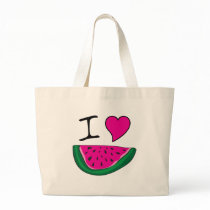 I Love Watermelon bags