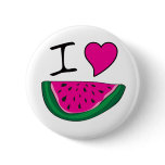 I Love Watermelon Pin