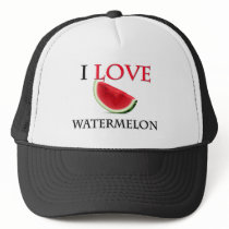 I Love Watermelon hats by foodshirts I Love Watermelon hats