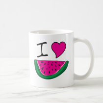 I Love Watermelon mugs
