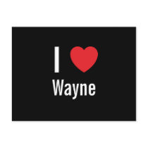 I love Wayne postcards