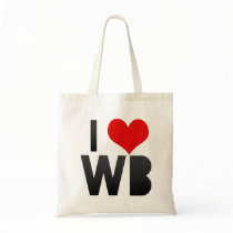 I Love WB Tote Bag