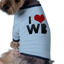 I Love WB Dog Clothing