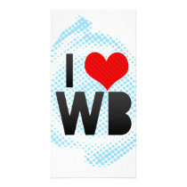 I Love WB Photo Card