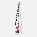 I Love WB ties