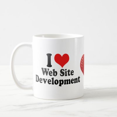 i love web site development mug from zazzle love site 400x400