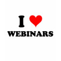 I Love Webinars t-shirts