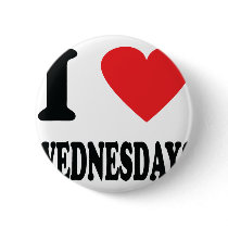 I love wednesdays icon buttons