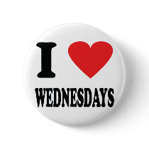 I love wednesdays icon buttons