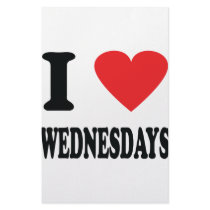 I love wednesdays icon custom stationery