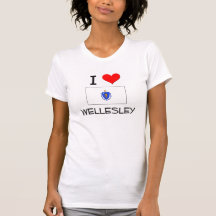I Love Wellesley Massachusetts T-shirts