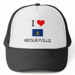 I Love Wesleyville Pennsylvania Trucker Hat