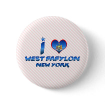 I love West Babylon, New York Pin