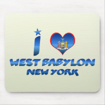I love West Babylon, New York Mouse Pad