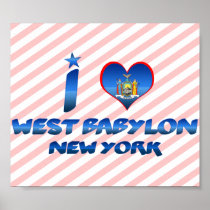 I love West Babylon, New York Posters