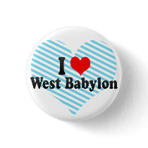 I Love West Babylon, United States Pins