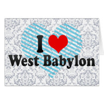 I Love West Babylon, United States Card