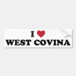 I Love West Covina California Bumper Stickers