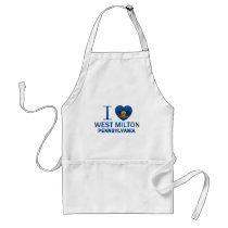 I Love West Milton, PA Aprons