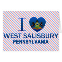 I Love West Salisbury, PA Cards