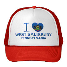 I Love West Salisbury, PA Mesh Hat