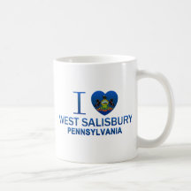 I Love West Salisbury, PA Mugs