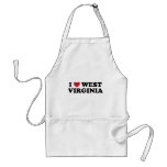 I Love West Virginia aprons