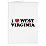 I Love West Virginia cards