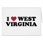 I Love West Virginia cards