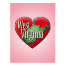 I love West Virginia Postcard
