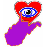 I love West Virginia shirt F/B