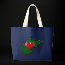 I Love  West Virginia Too bags