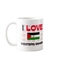 I Love Western Sahara mugs by tshirtshirts I Love Western Sahara mugs