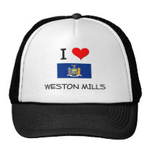 I Love Weston Mills New York Hats