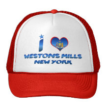 I love Westons Mills, New York Hat