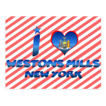 I love Westons Mills, New York Post Cards