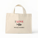 I Love Whale Sharks bags