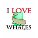 I Love Whales t-shirts