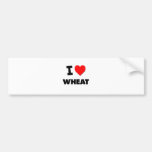 I love Wheat Bumper Stickers