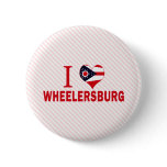 I love Wheelersburg, Ohio Pinback Buttons
