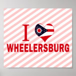 I love Wheelersburg, Ohio Print