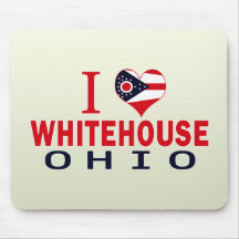 I love Whitehouse, Ohio Mouse Pad