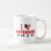 I love Whitehouse, Ohio Mugs