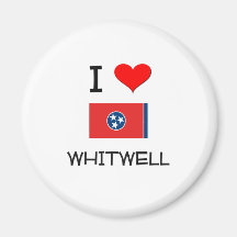 I Love Whitwell Tennessee Magnets