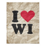 I LOVE WI posters