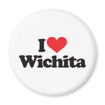 I Love Wichita magnets by visualnewbie I Love Wichita magnets