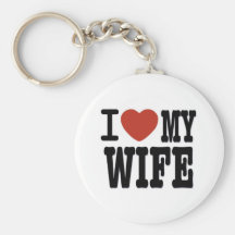 I LOVE WIFE KEYCHAINS