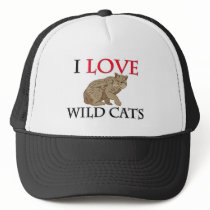 I Love Wild Cats hats by tshirtshirts I Love Wild Cats hats