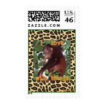 I love wild things postage