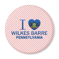 I Love Wilkes Barre, PA Fridge Magnets